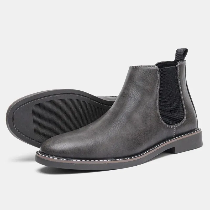 Men's Casual Vegan Leather Chelsea Boots | Perfect for All Seasons