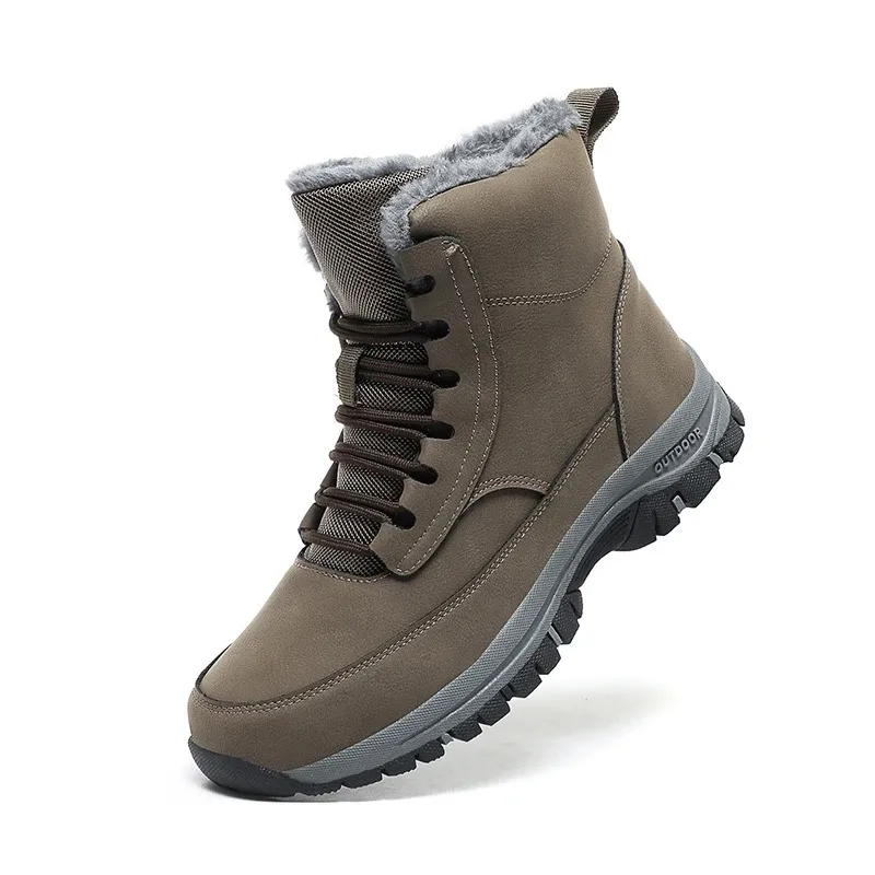 Men's Modern Outdoor Winter Boots with Lace Up | Perfect for Outdoor Activities