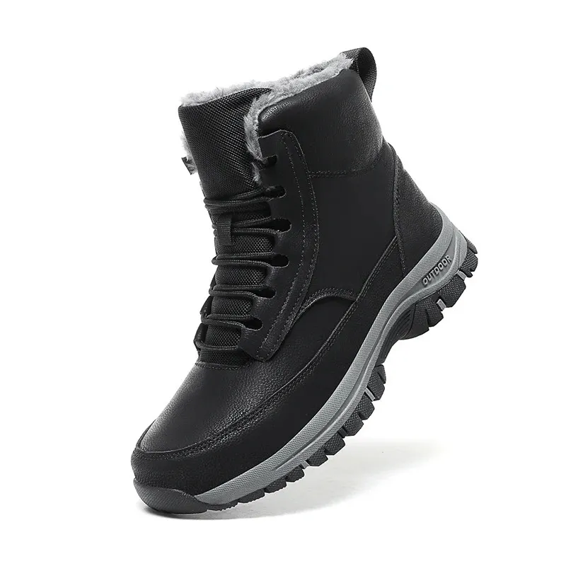 Men's Modern Outdoor Winter Boots with Lace Up | Perfect for Outdoor Activities