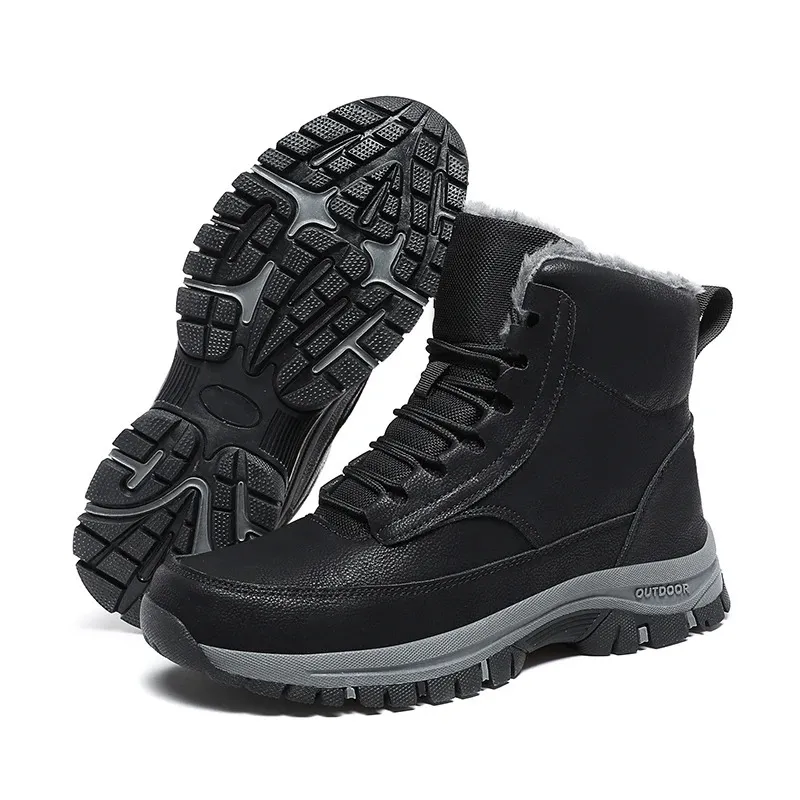 Men's Modern Outdoor Winter Boots with Lace Up | Perfect for Outdoor Activities