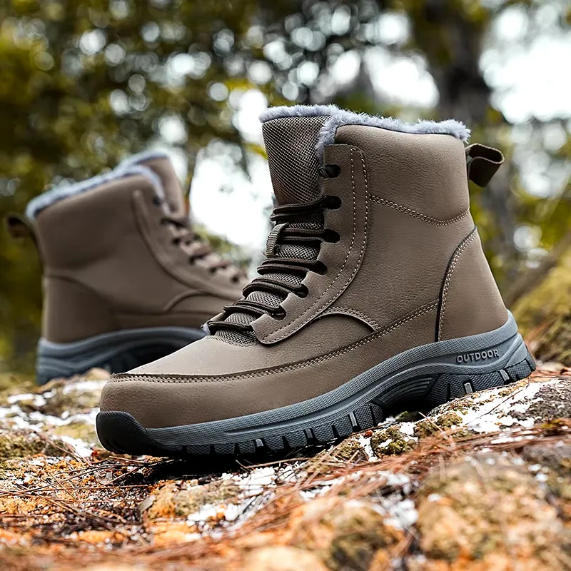 Men's Modern Outdoor Winter Boots with Lace Up | Perfect for Outdoor Activities