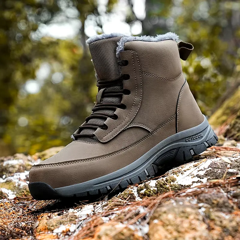 Men's Modern Outdoor Winter Boots with Lace Up | Perfect for Outdoor Activities