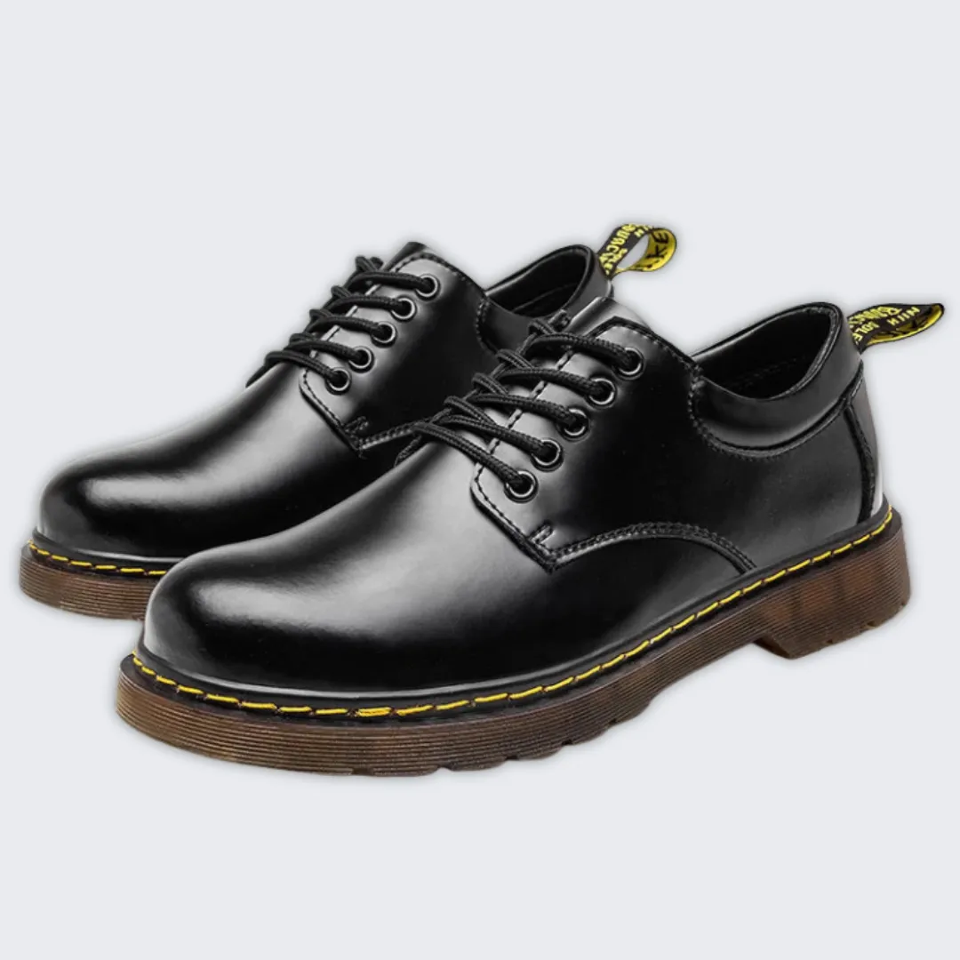 Men's Premium Leather Oxford Boots - Elegant Style for All Occasions