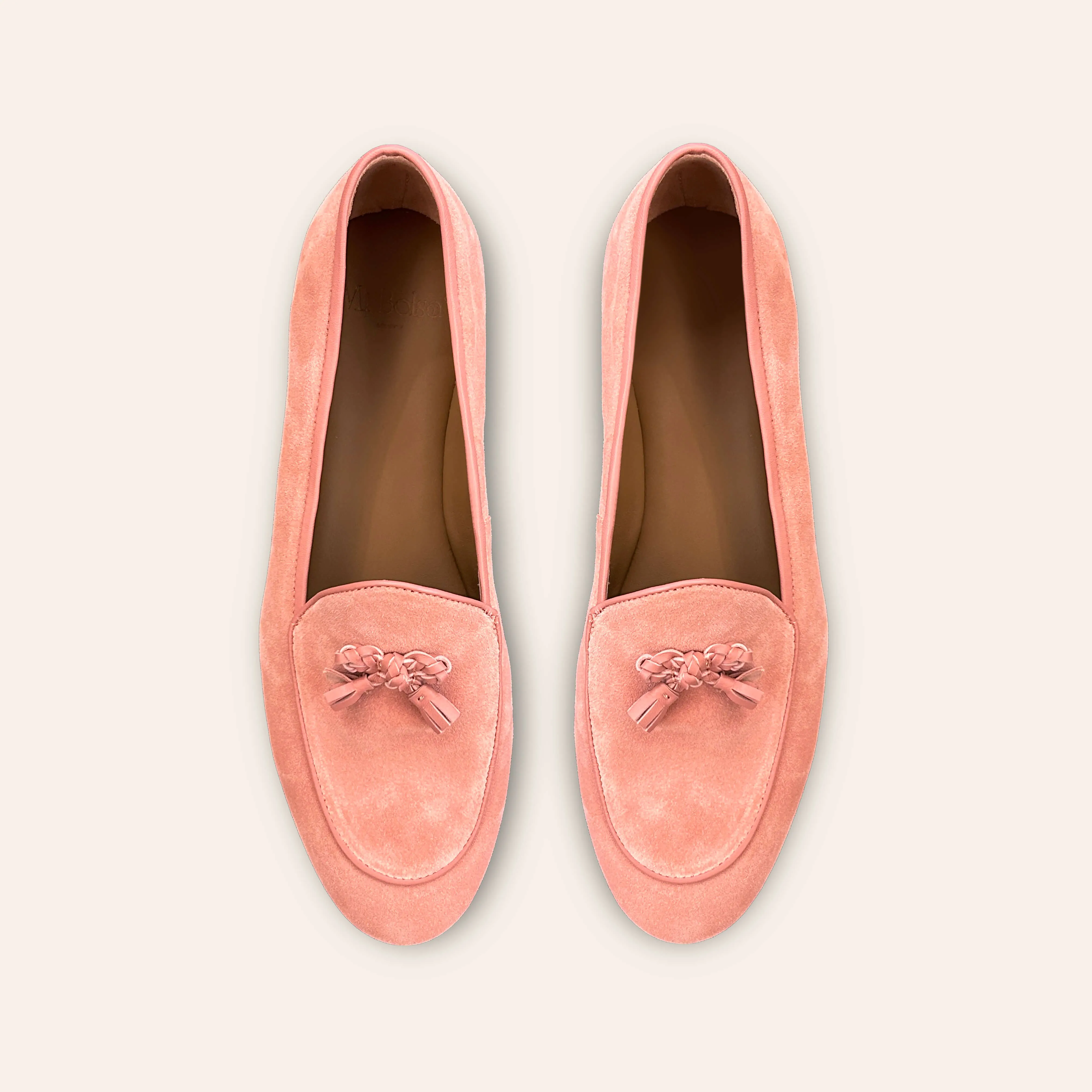 Mia Suede Loafer - Pink Lady