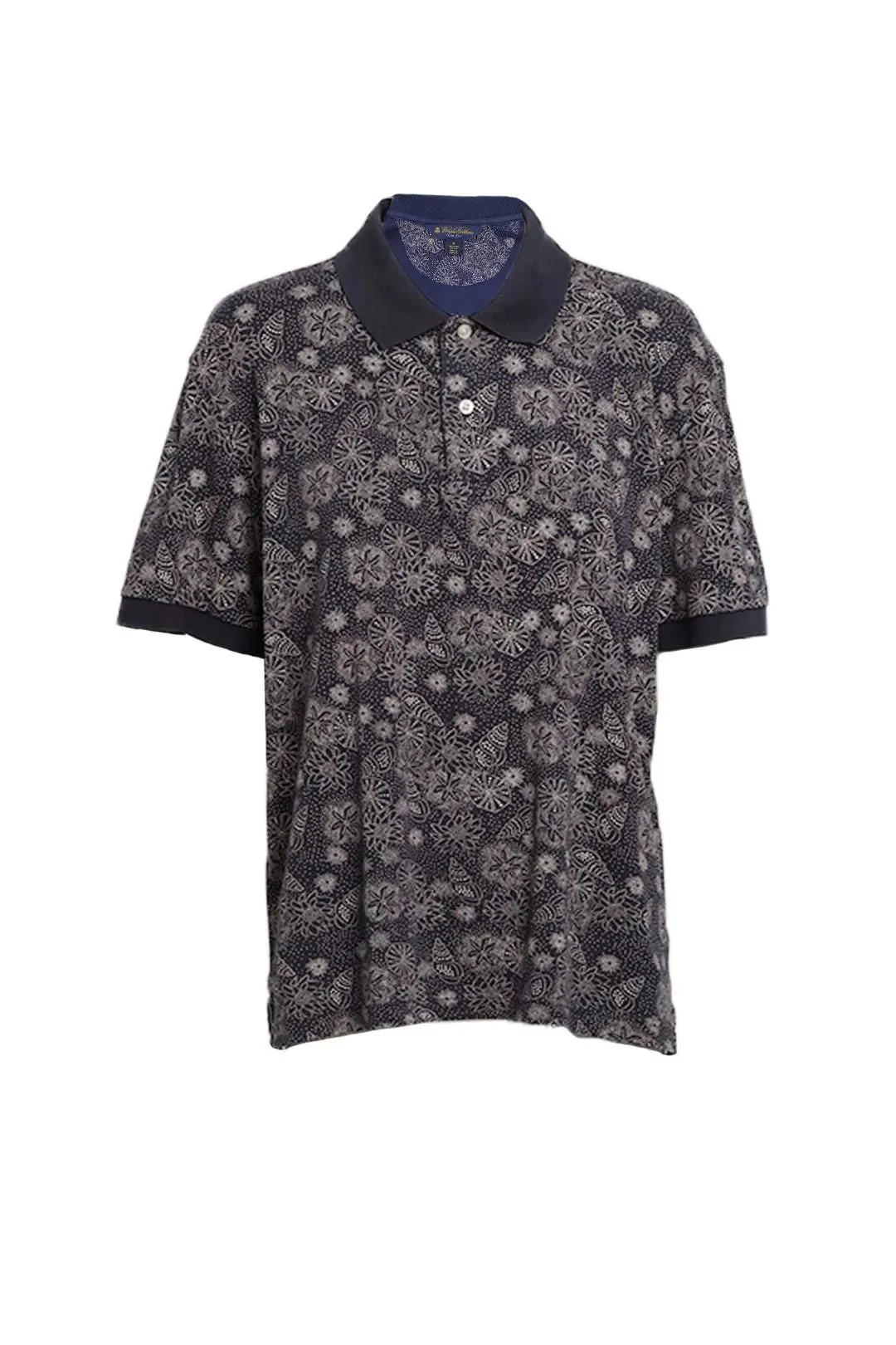 Pima Cotton Dress Polo Shirt Navy