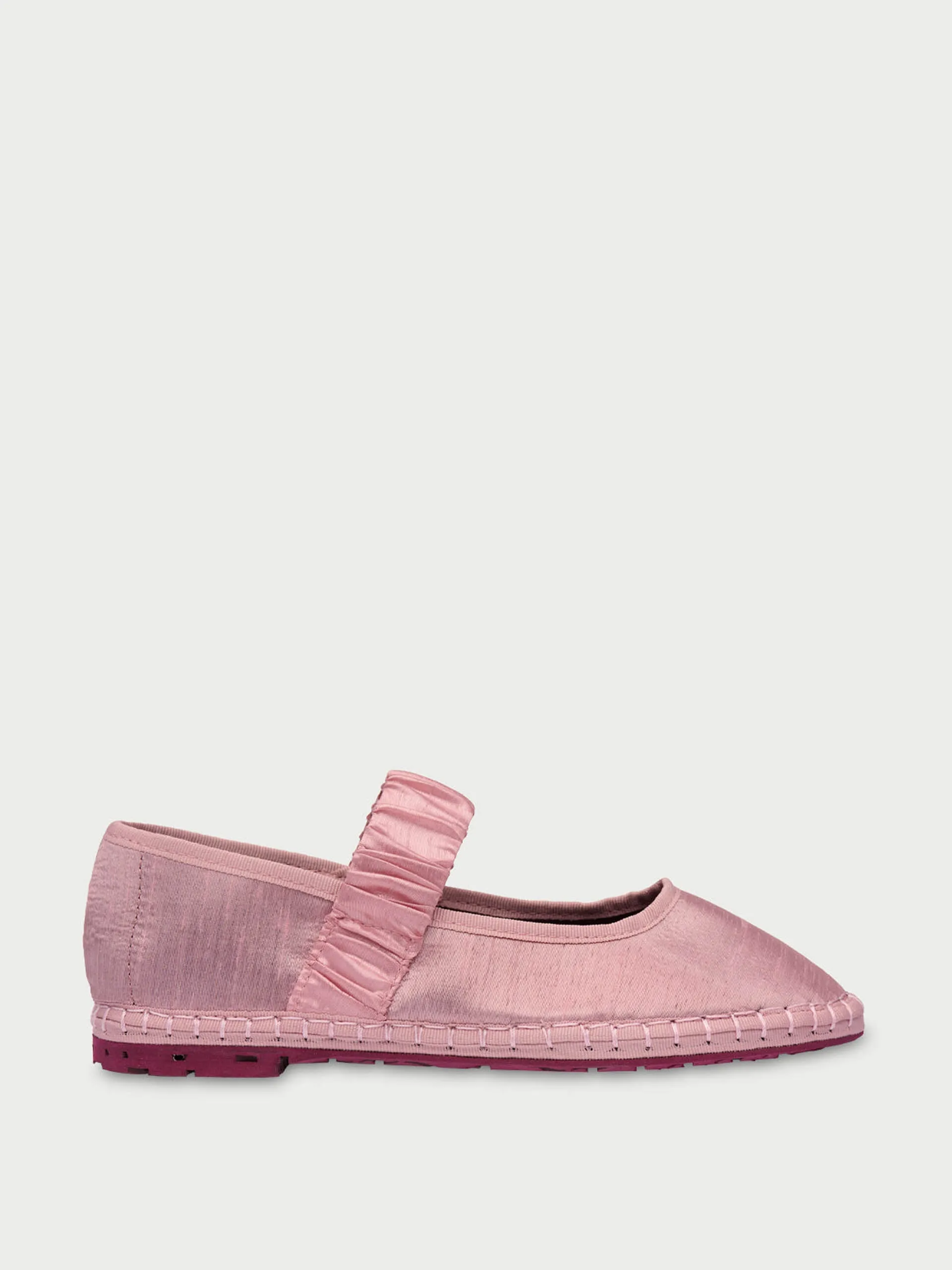 Pink Mafalda peony flats