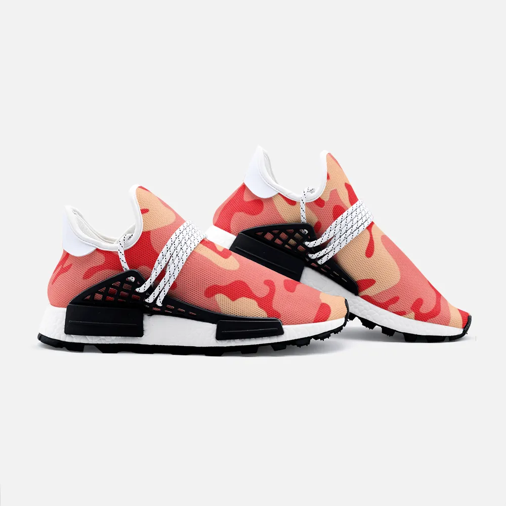 Red Coral Camouflage Unisex Lightweight Sneaker S-1 Boost