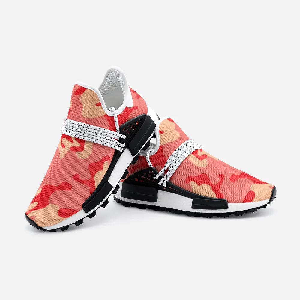 Red Coral Camouflage Unisex Lightweight Sneaker S-1 Boost