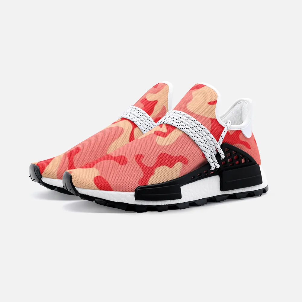 Red Coral Camouflage Unisex Lightweight Sneaker S-1 Boost