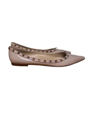 Rockstuds Patent Leather Flats - 10