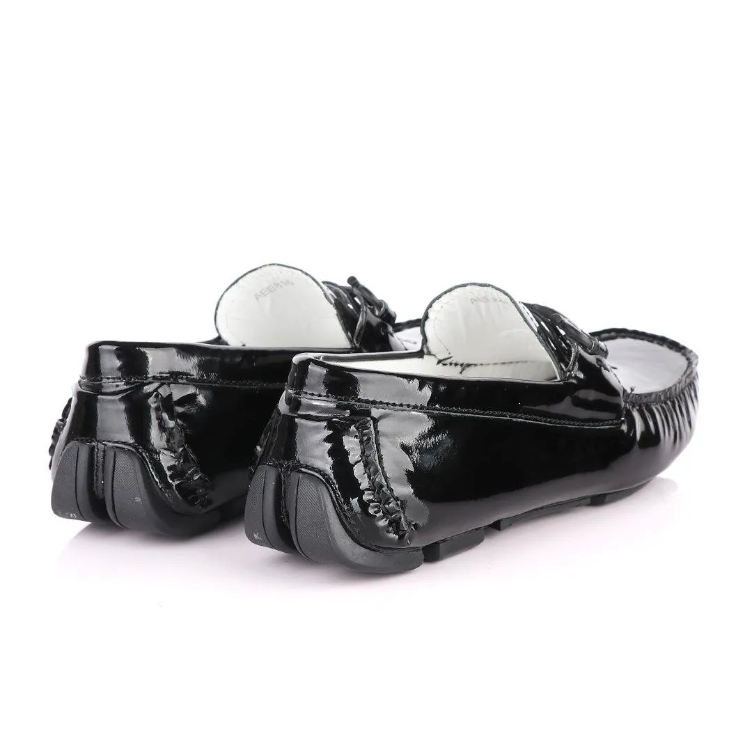 Salvatore Ferragamo Men's Wetlips Black Driver