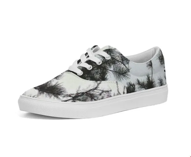 Sneakers for Women-Alpine Air.  Girls' Black & White Trendy Canvas Lowtops.. WickedYo.