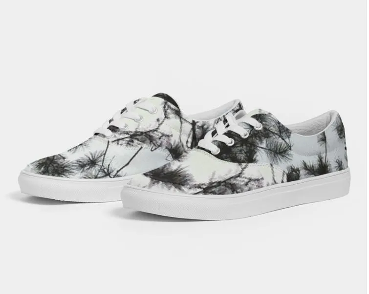 Sneakers for Women-Alpine Air.  Girls' Black & White Trendy Canvas Lowtops.. WickedYo.