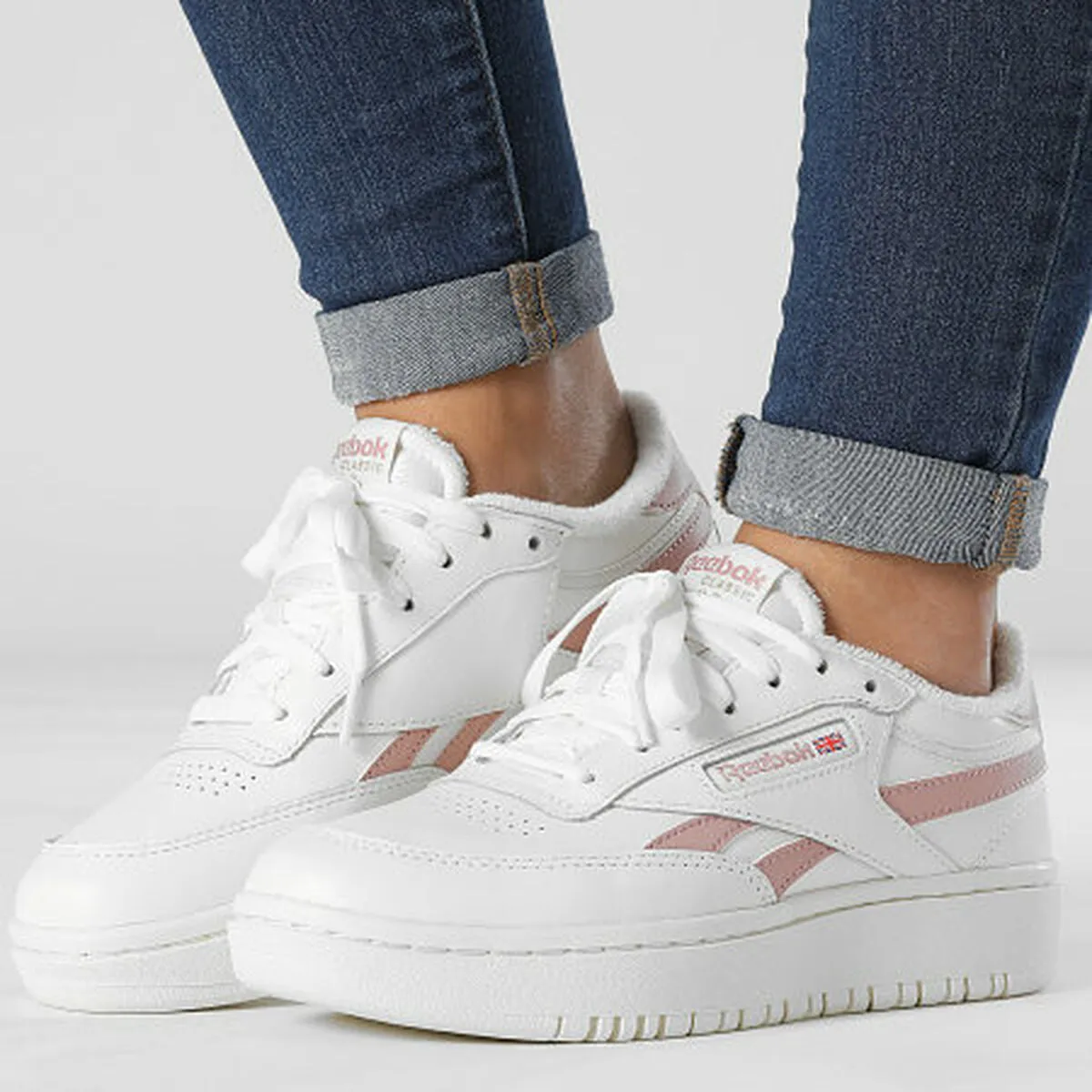 Sports Trainers for Women Reebok CLUB C DOUBLE REVENGE White