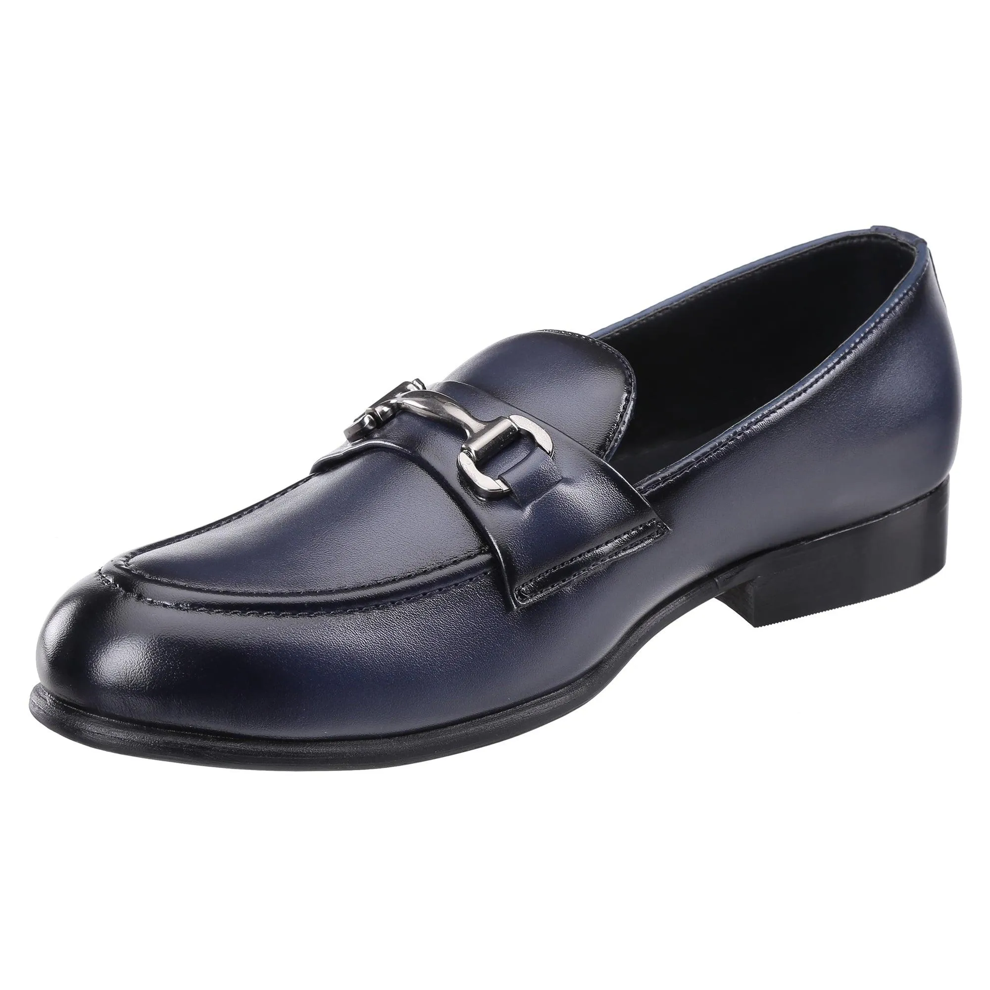 St.James Blue Buckle Loafers