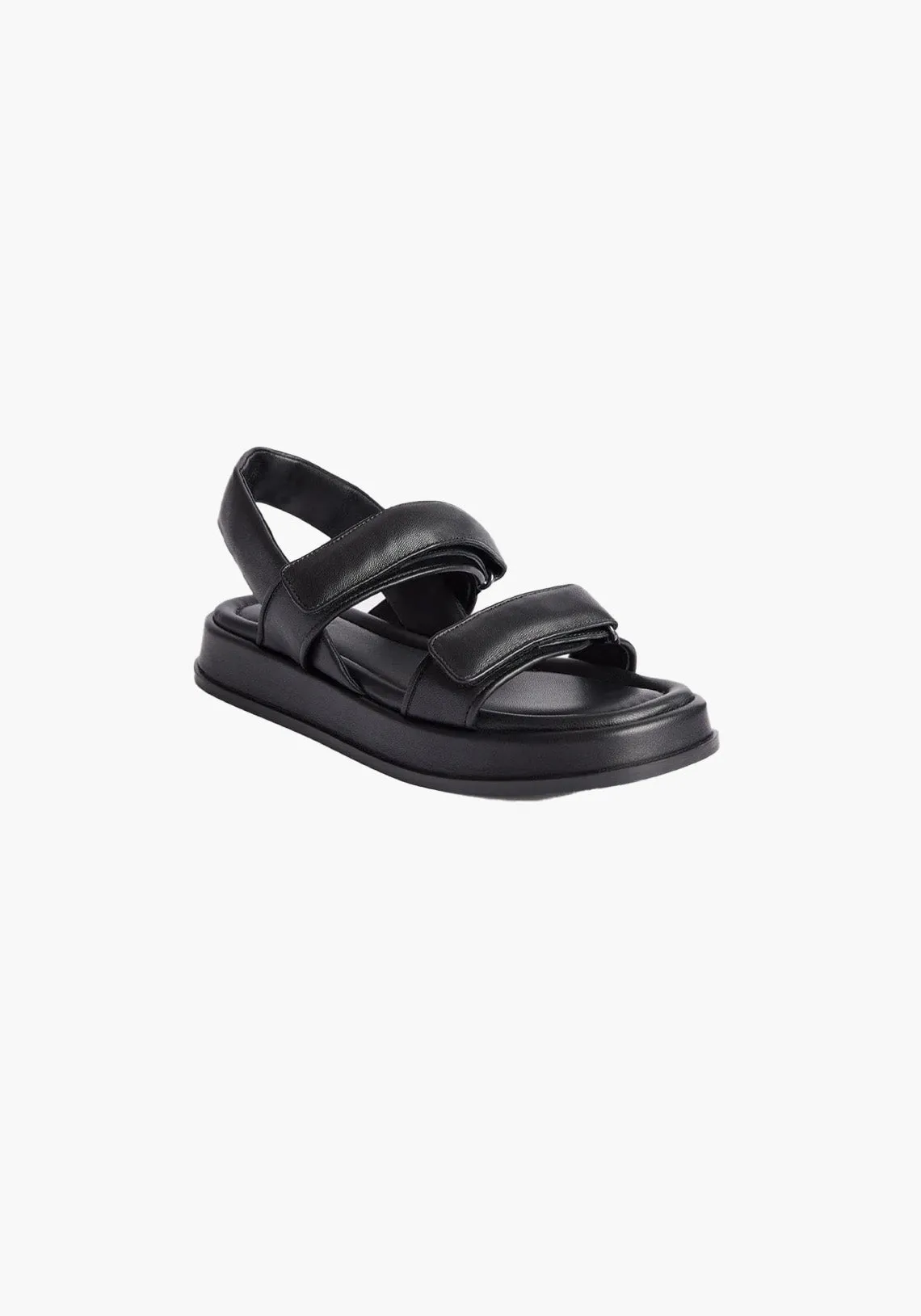 THE SPORTY SANDAL BLACK