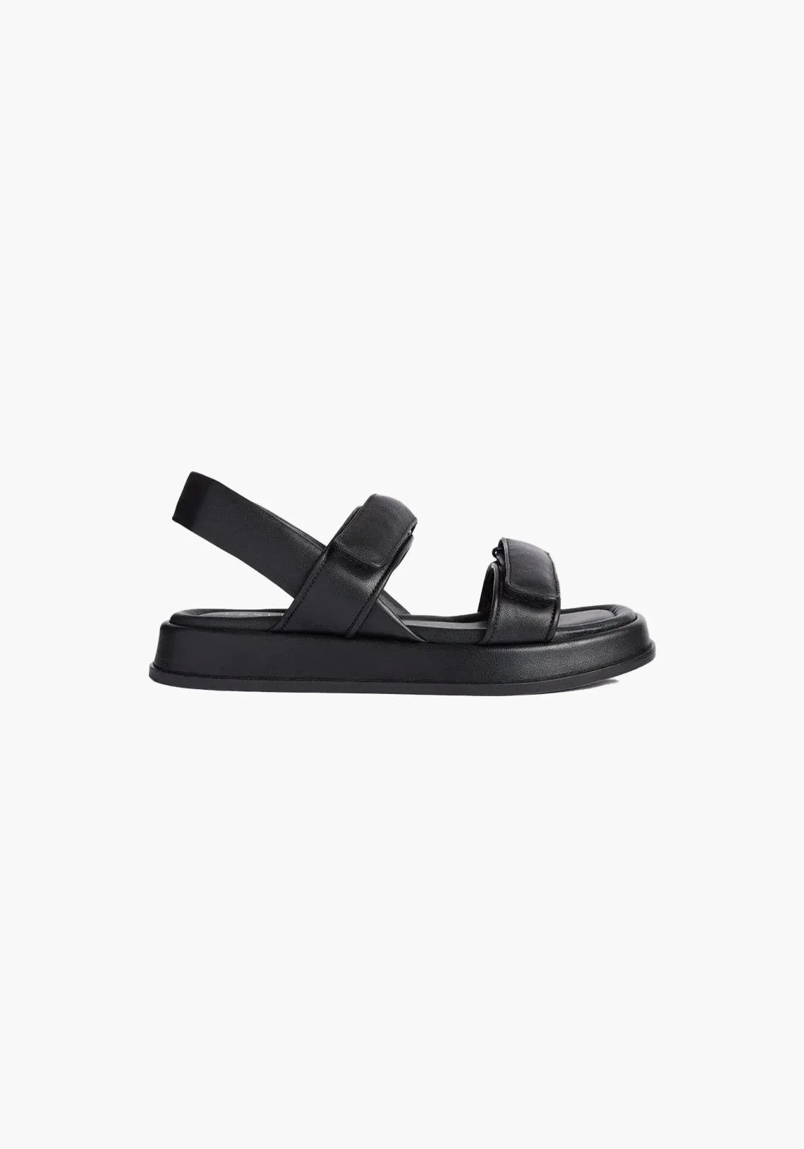 THE SPORTY SANDAL BLACK