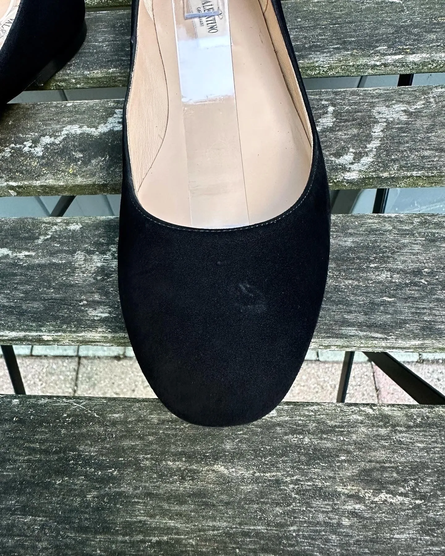 VALENTINO GARAVANI Suede Ballet Flats