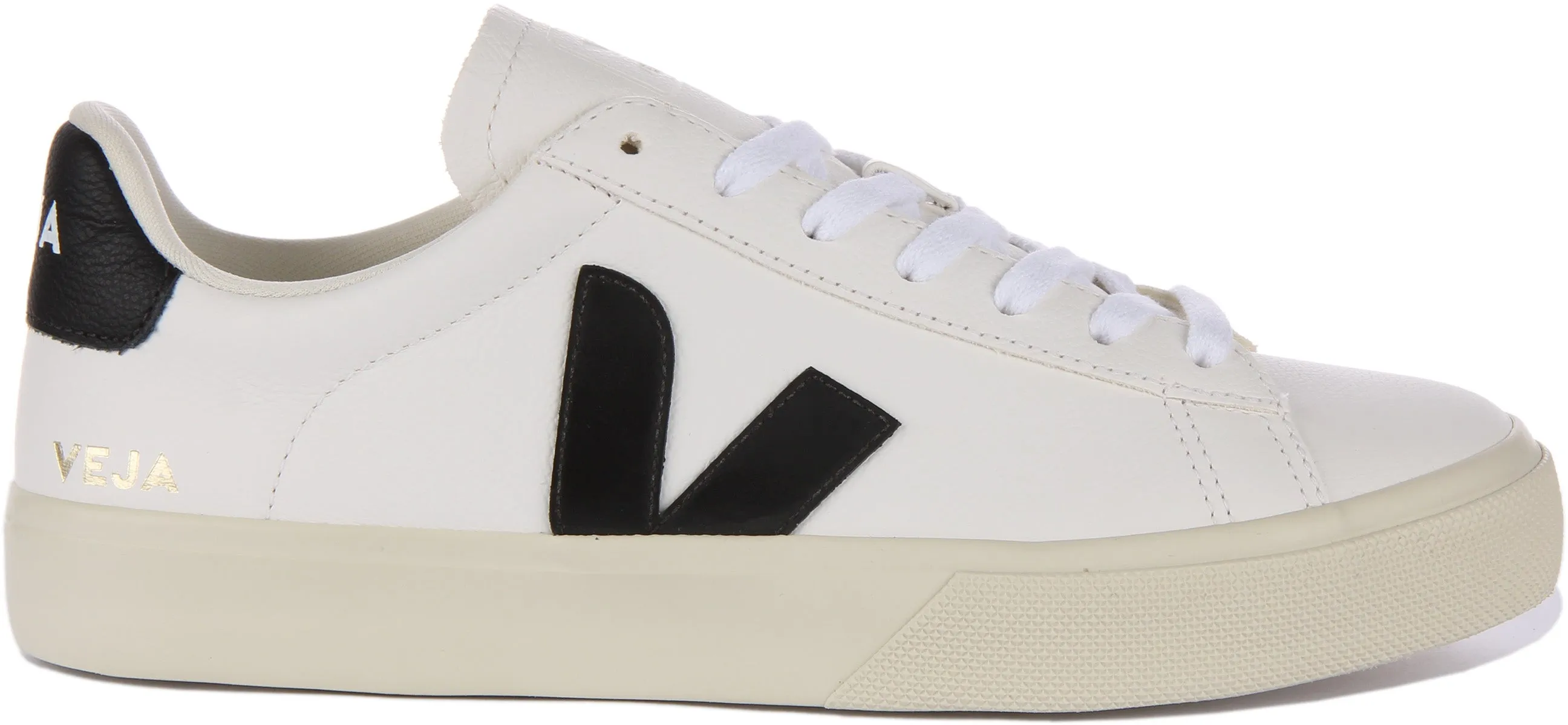 Veja Campo Chromefree In White Black For Men