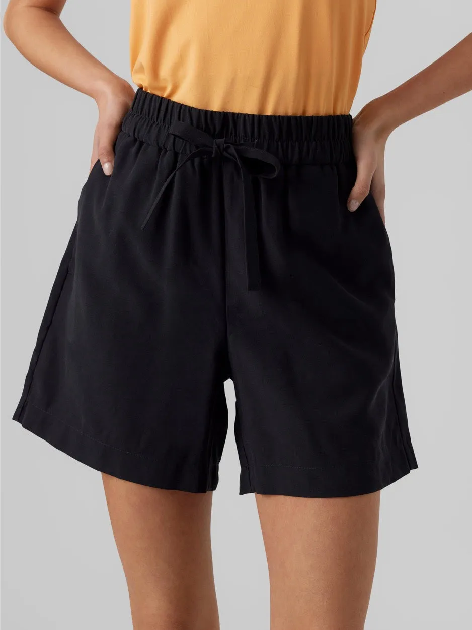 Vmcarmen Hr Loose Shorts Noos - Zwart