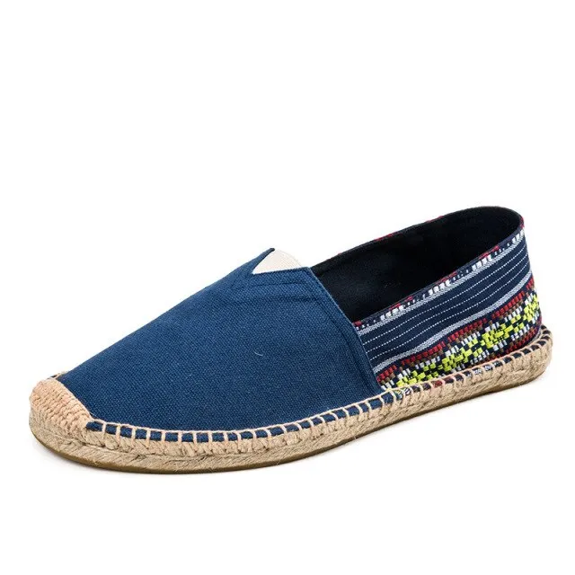 Women Summer Linen Breathable Casual Flats Shoes Mens Espadrilles Loafers Fashion Boy Canvas Shoes Fisherman Driving Footwear